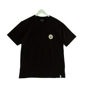 Jiberish x Smartwool Graphic T-Shirt XL Black Supima Cotton Rose Skeleton Hand